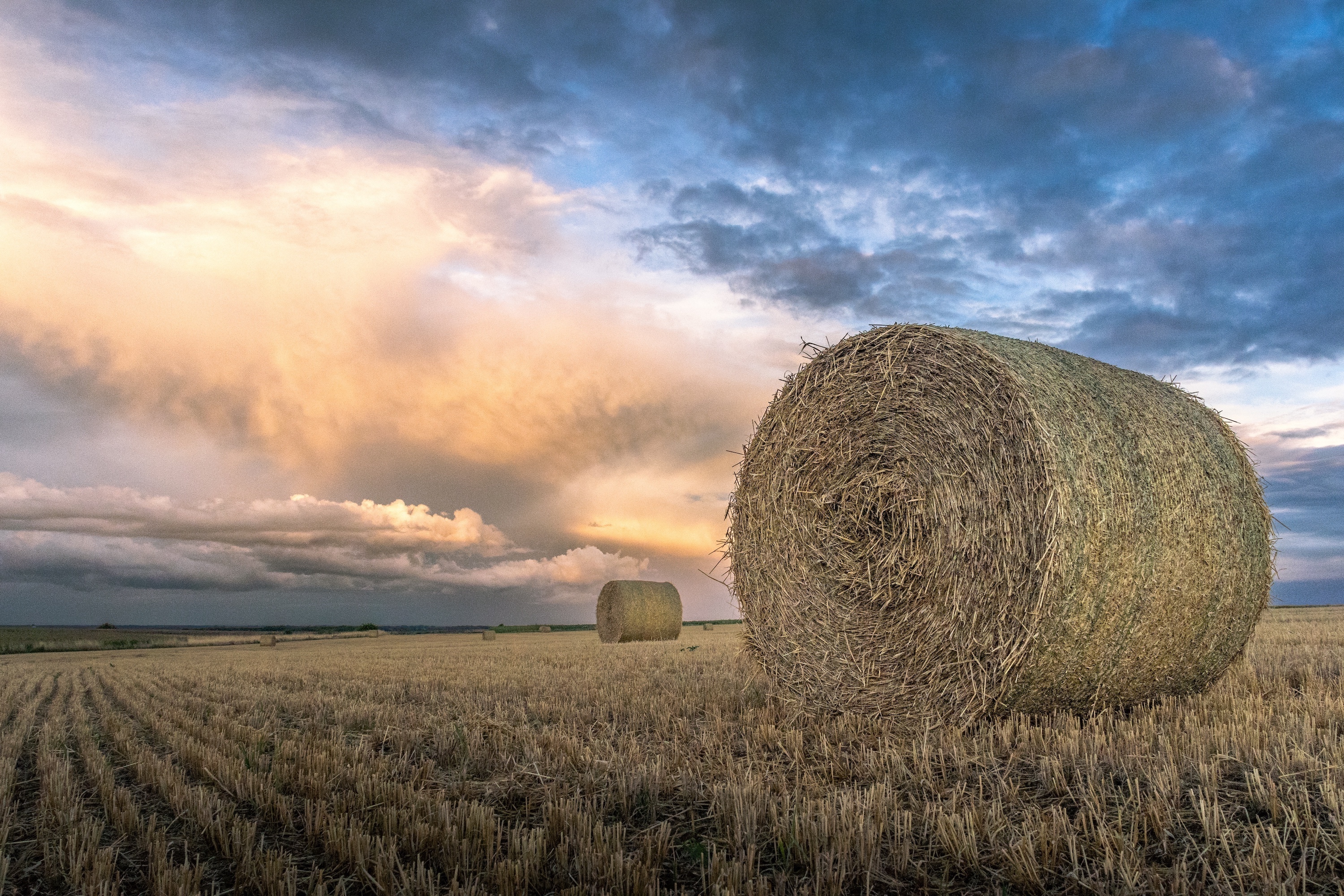 Image: A thrilling sunset over Towton