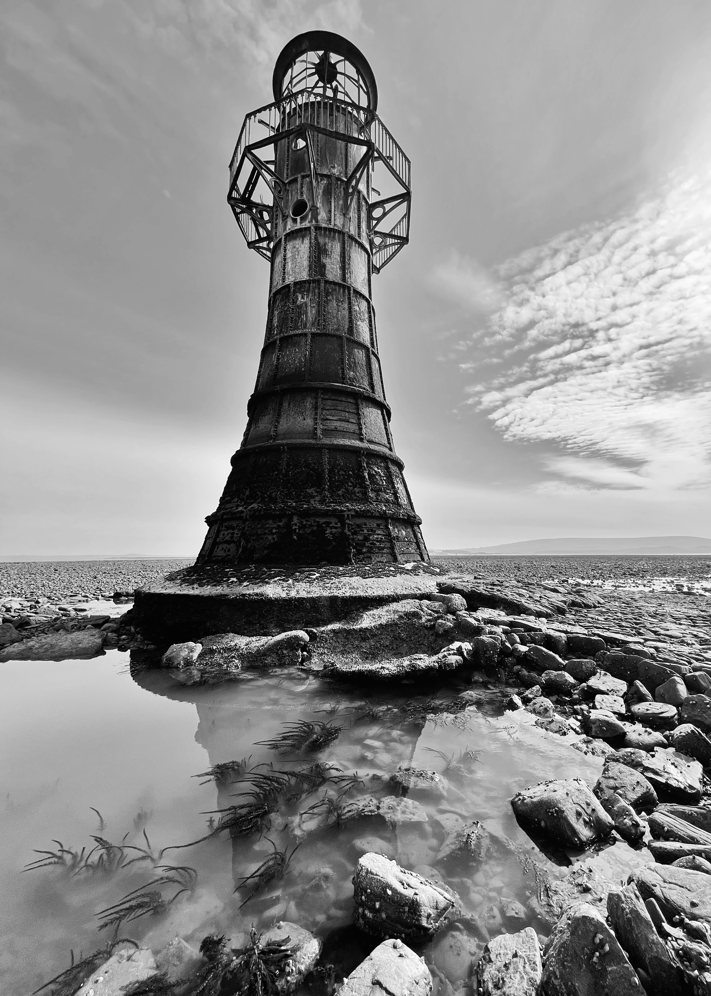 Image: Lighthouse B&W