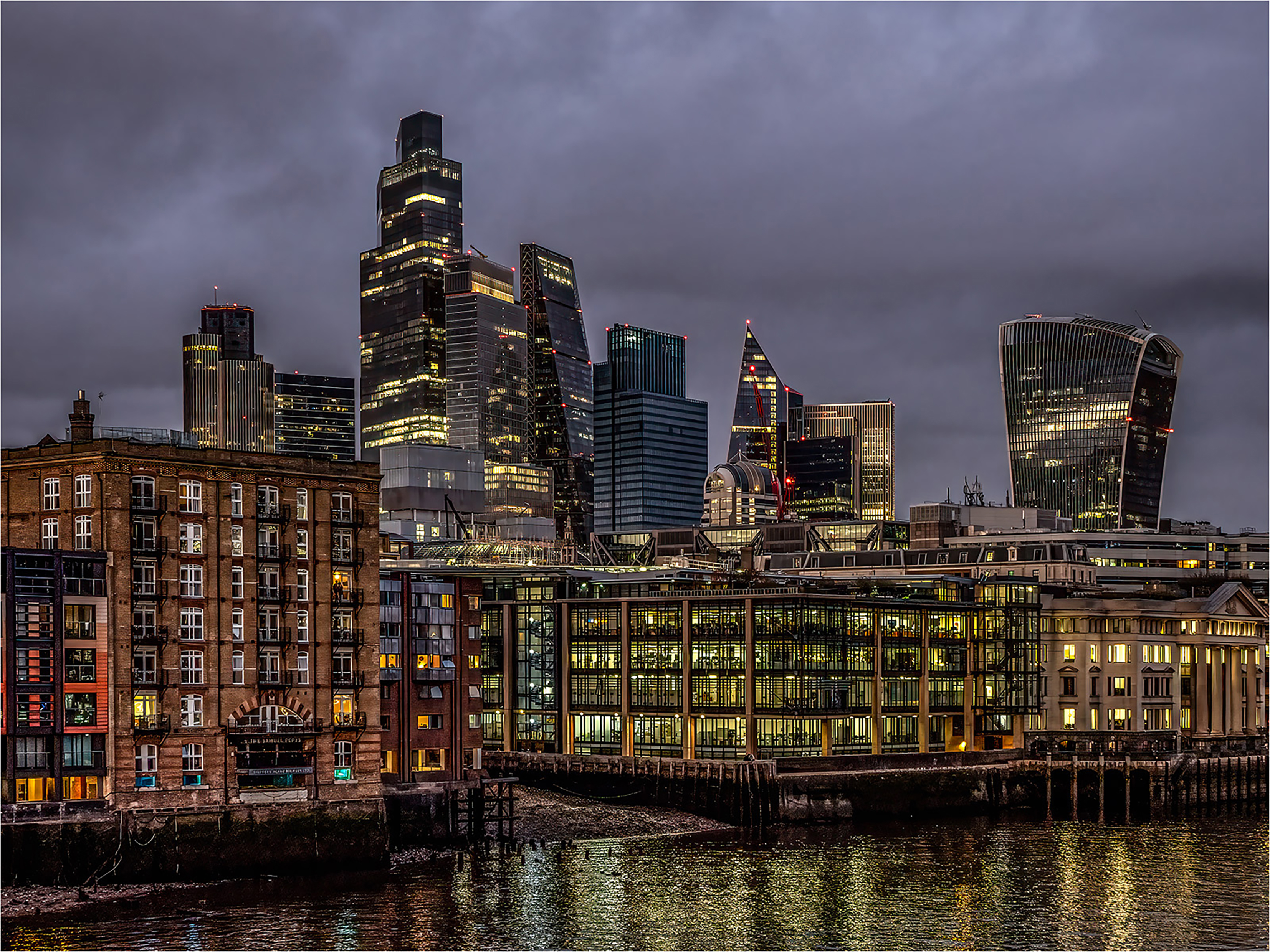 Image: London by Night at Dusk
