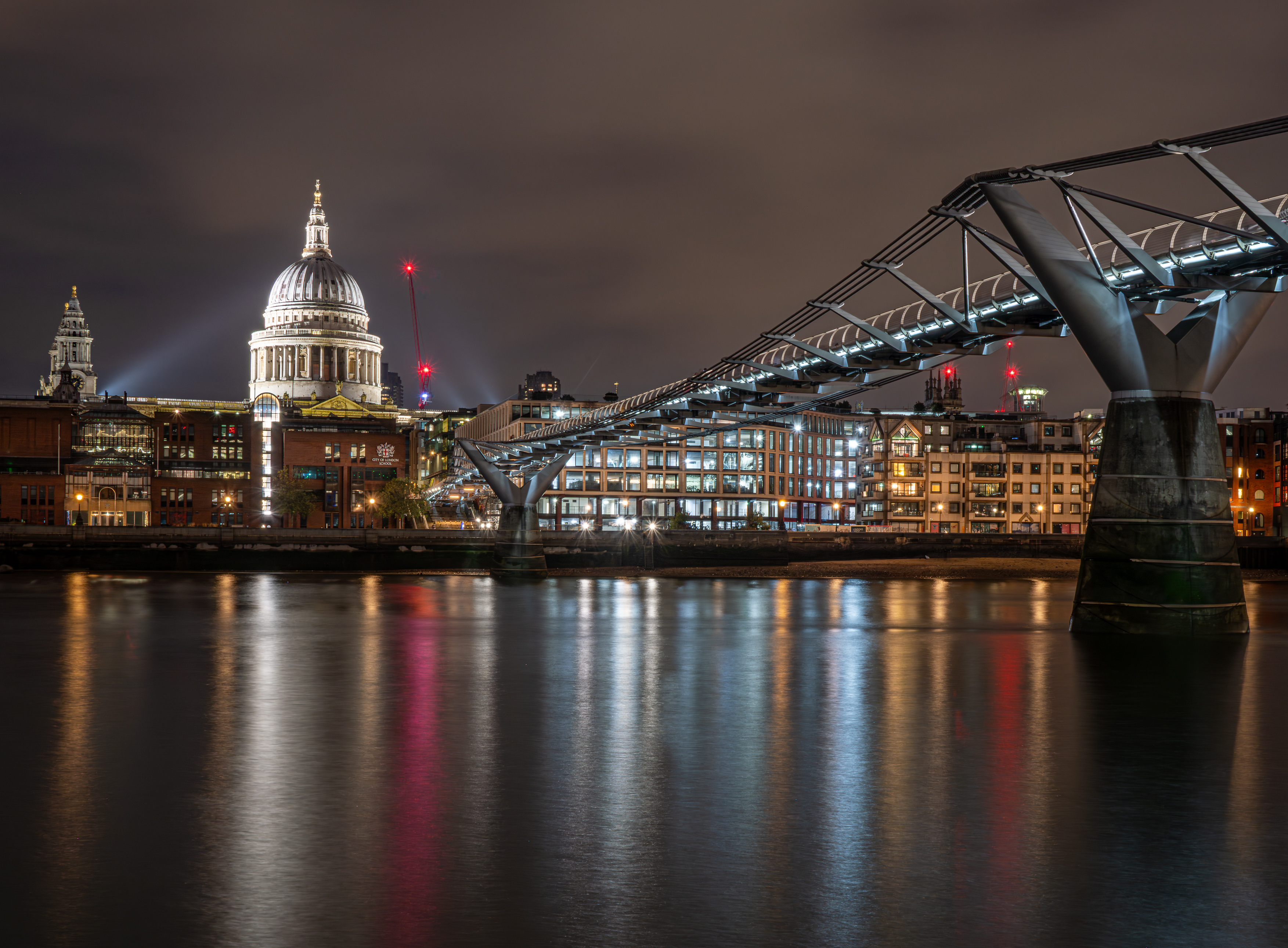 Image: Millennium Bridgeand St Pauls
