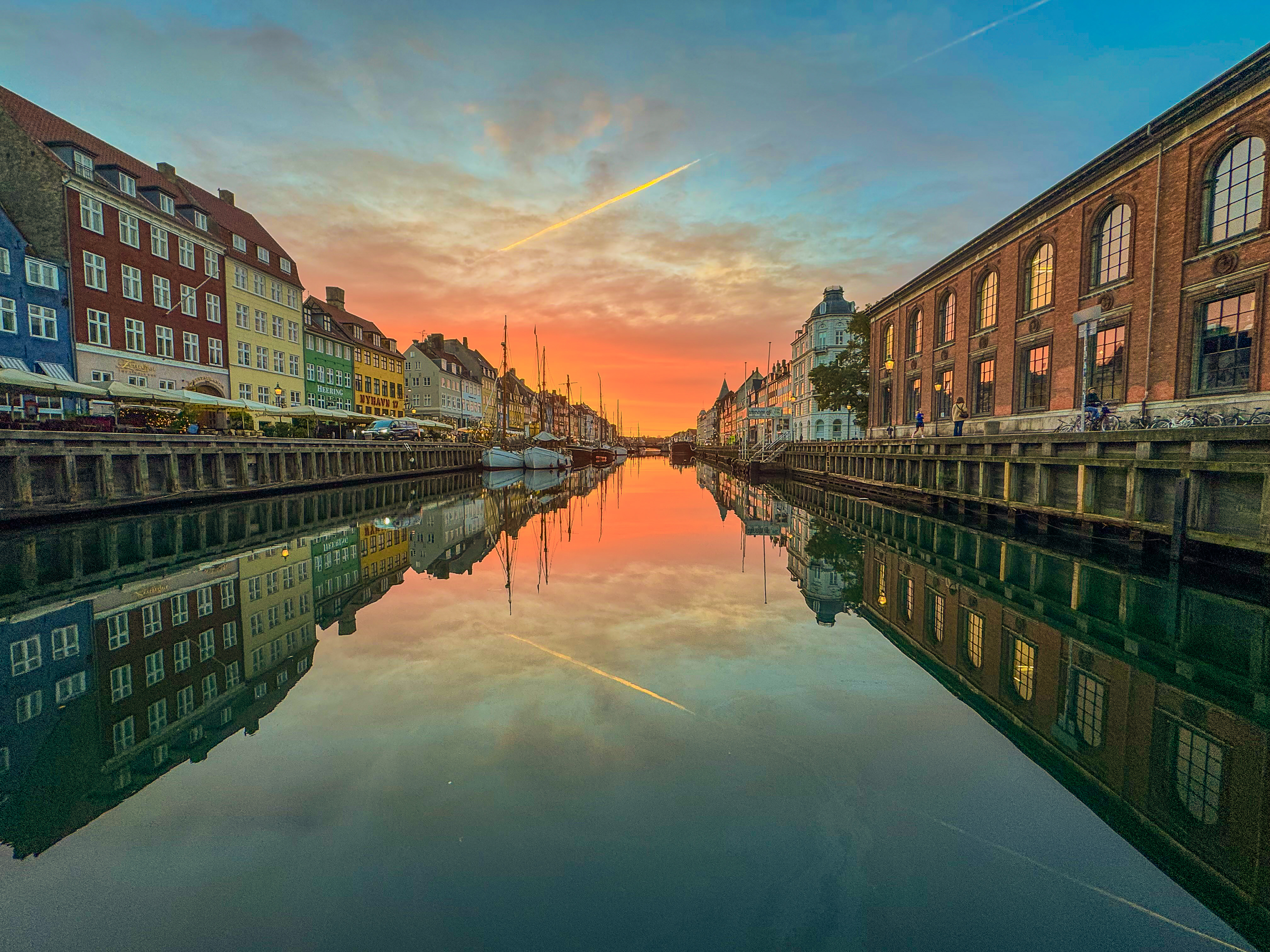 Image: Nyhavn Sunrise, Copenhagen Denmark